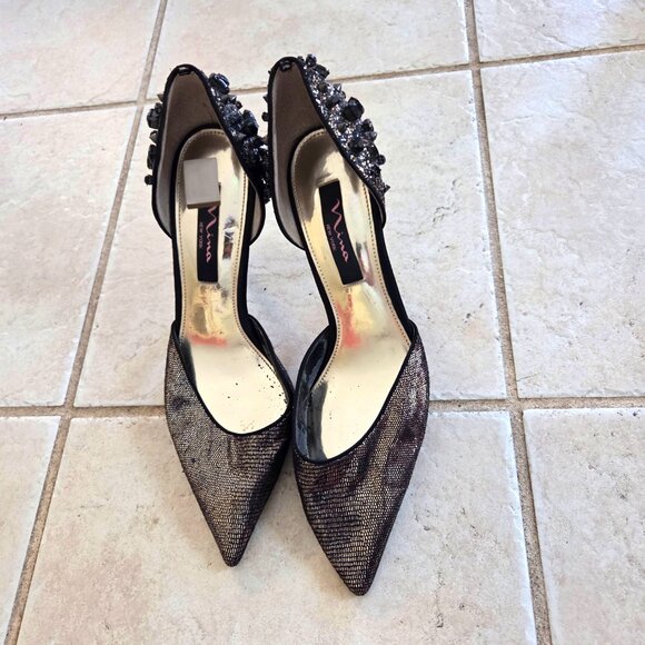 Women's size 8.5 Nina New York fashion high heels - Picture 2 of 2